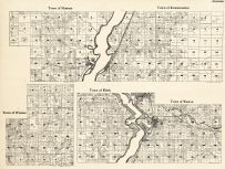 Marathon County - Mosinee, Kronenwetter, Wausau, Flieth, Weston, Wisconsin State Atlas 1930c